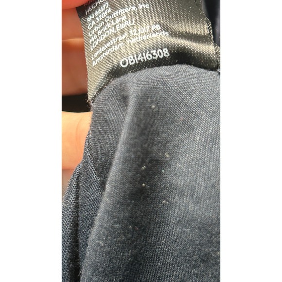 Anthropologie Embroidered Shimmer Velvet Floral Mini Dress Navy Blue XL - Picture 9 of 12